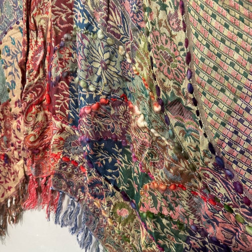 Soft Surroundings Multicolor Paisley Wrap - Picture 2 of 5